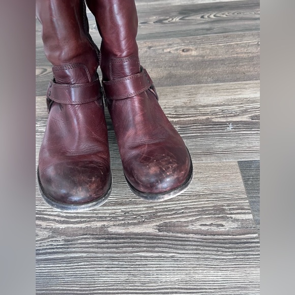 •FRYE Melissa Harness Inside Zip Wide-Calf Boots - Pre-loved• - Picture 5 of 15